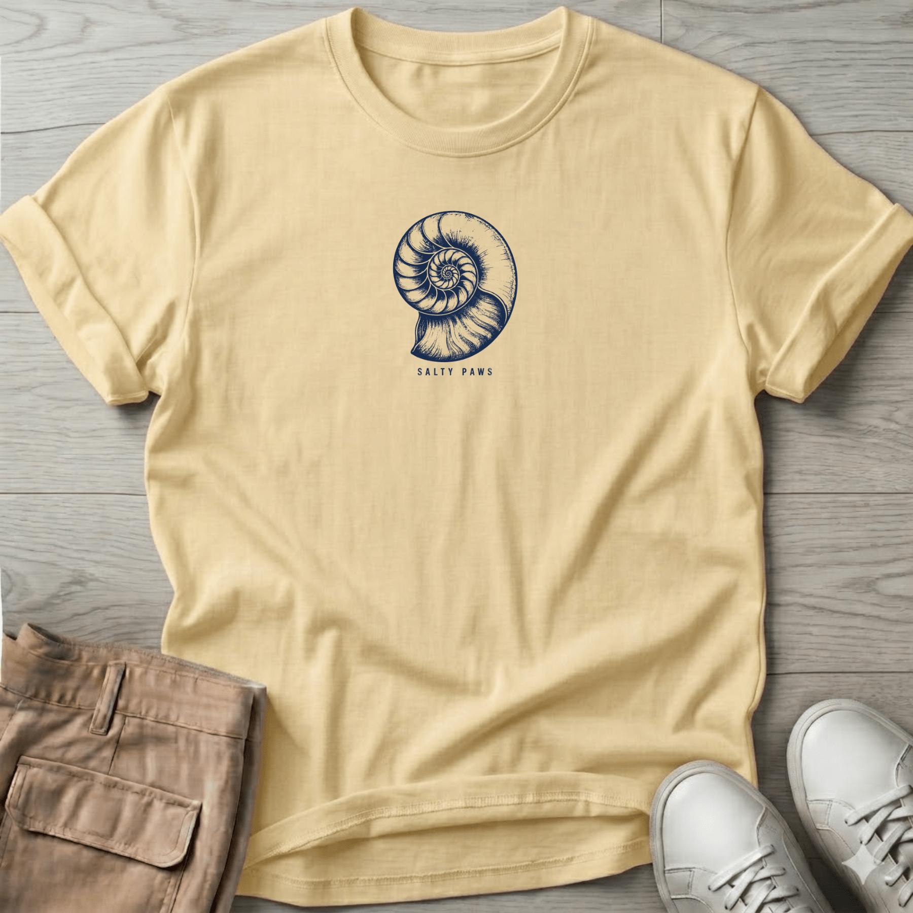 Nautilus Shell T-Shirt — Art Tee