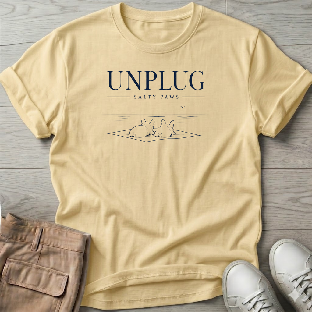 Unplug Frenchie T-Shirt — French Bulldog