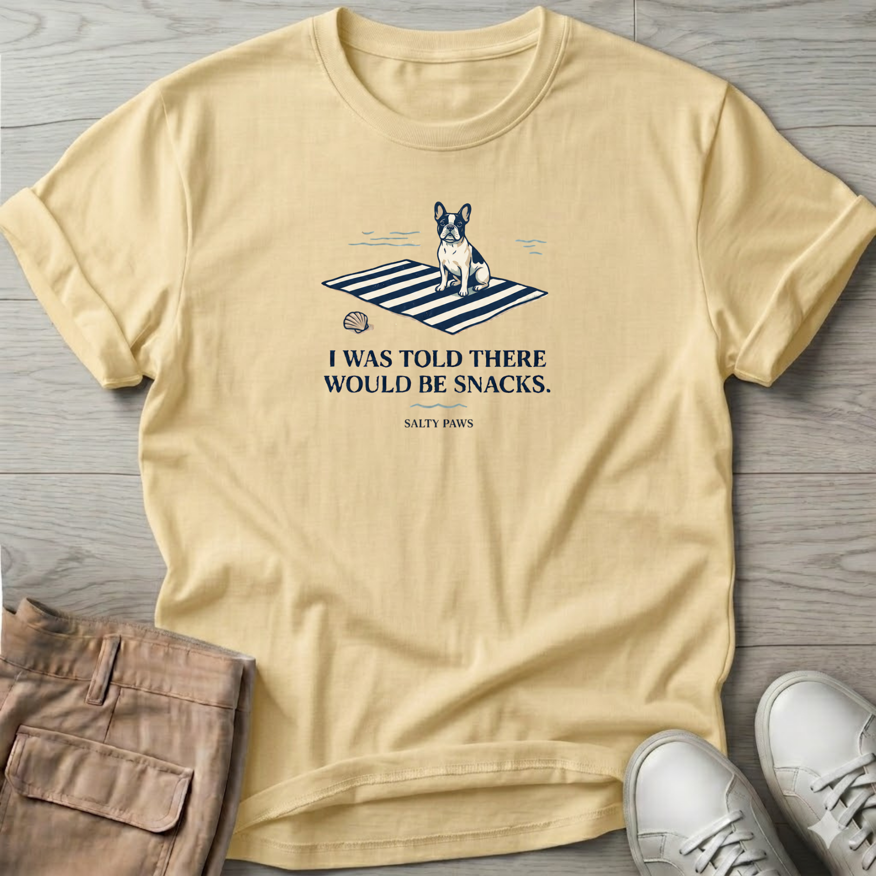 Was Told Snacks Frenchie Dog T-Shirt