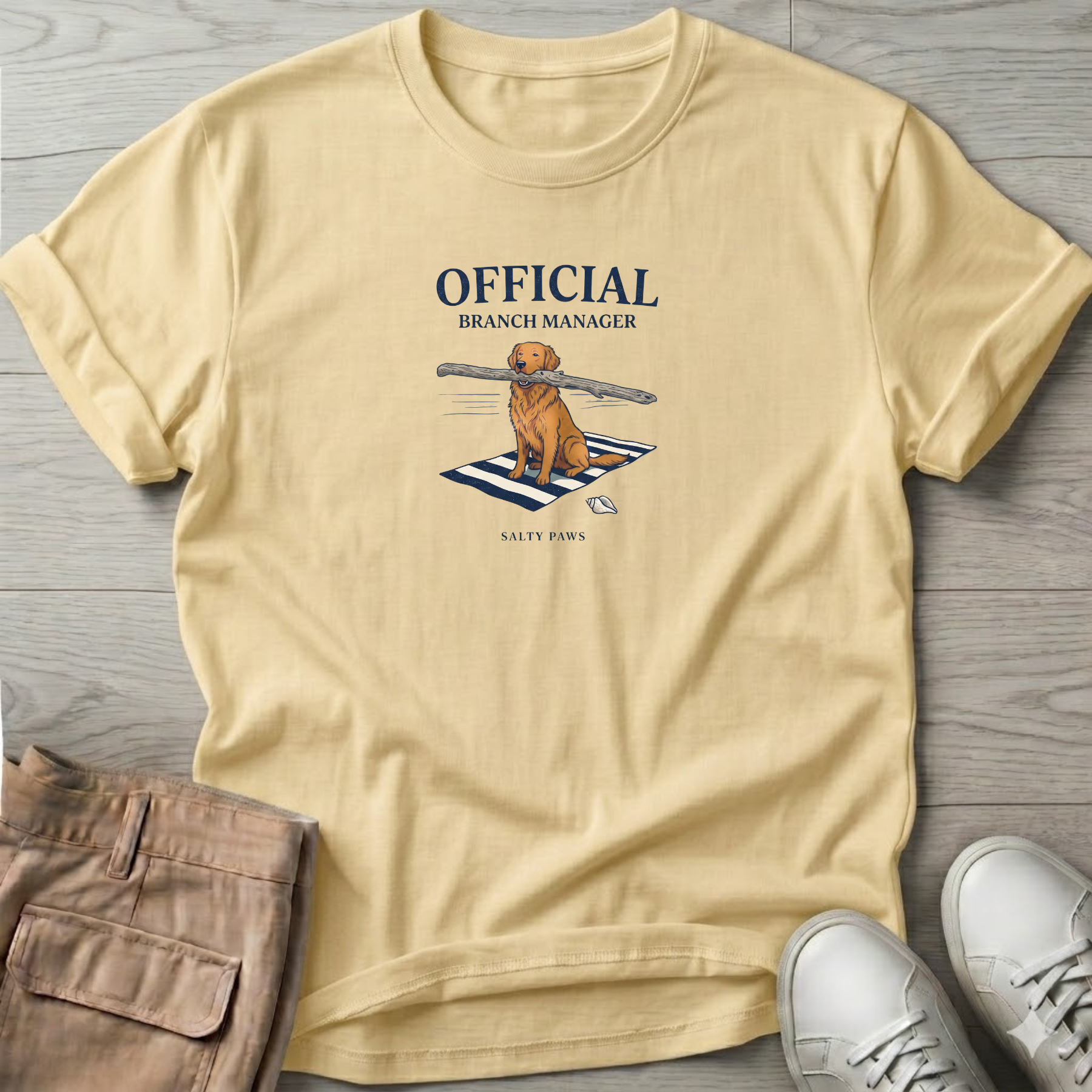 Official Branch Manager Golden Retriever T-Shirt