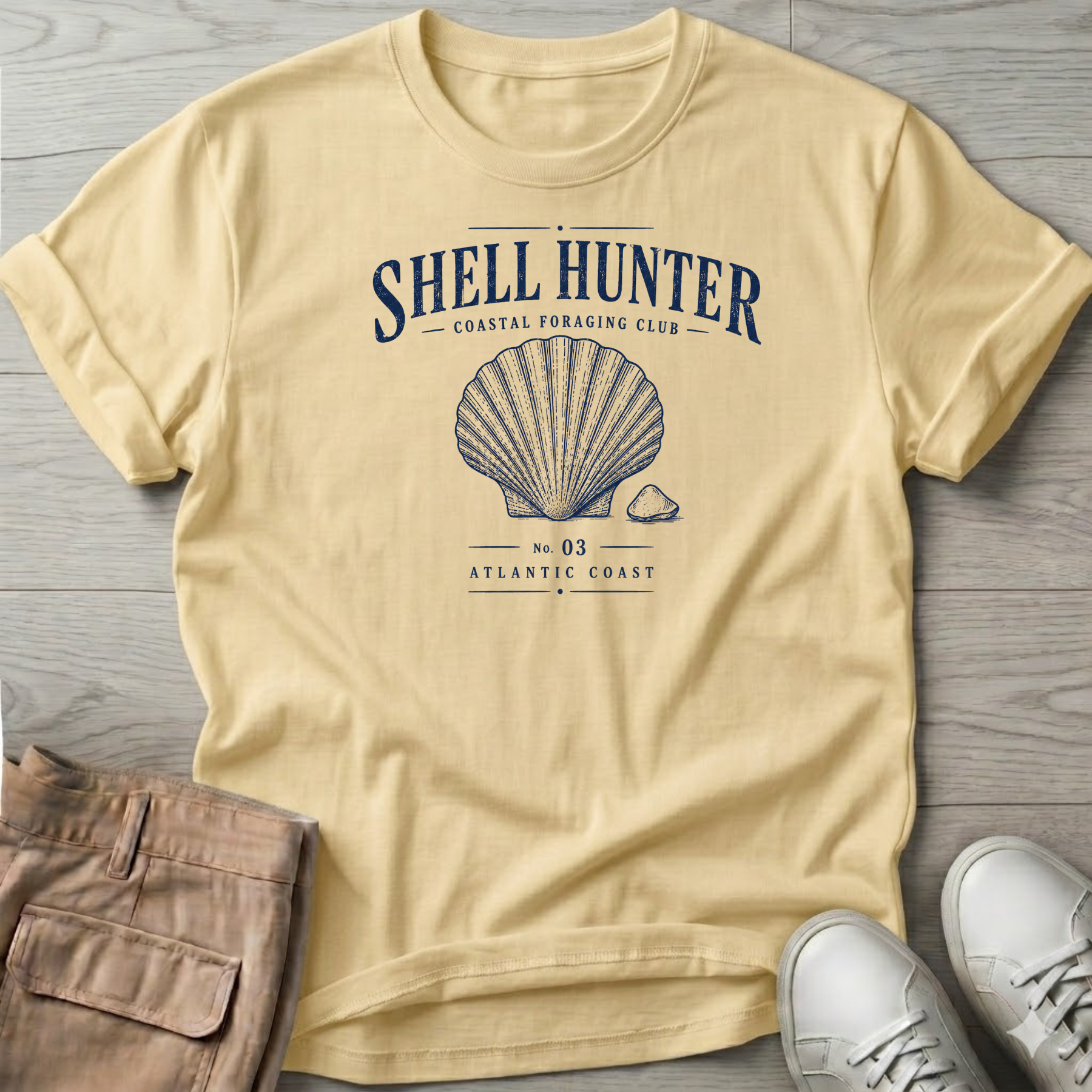 Shell Hunter Beach T-Shirt