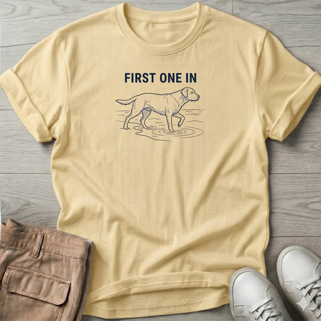 First One In Labrador Lab T-Shirt