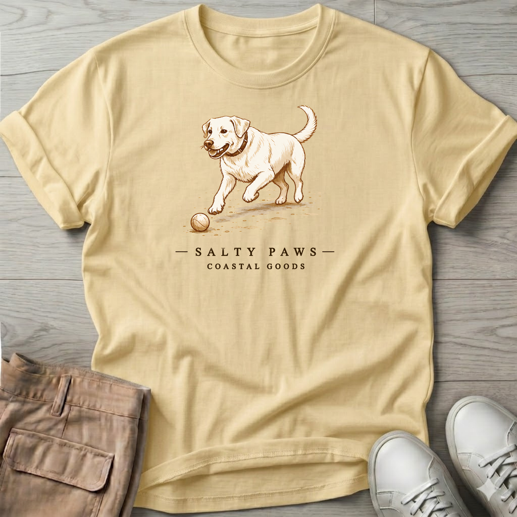 Yellow Lab Dog T-Shirt — Art Tee