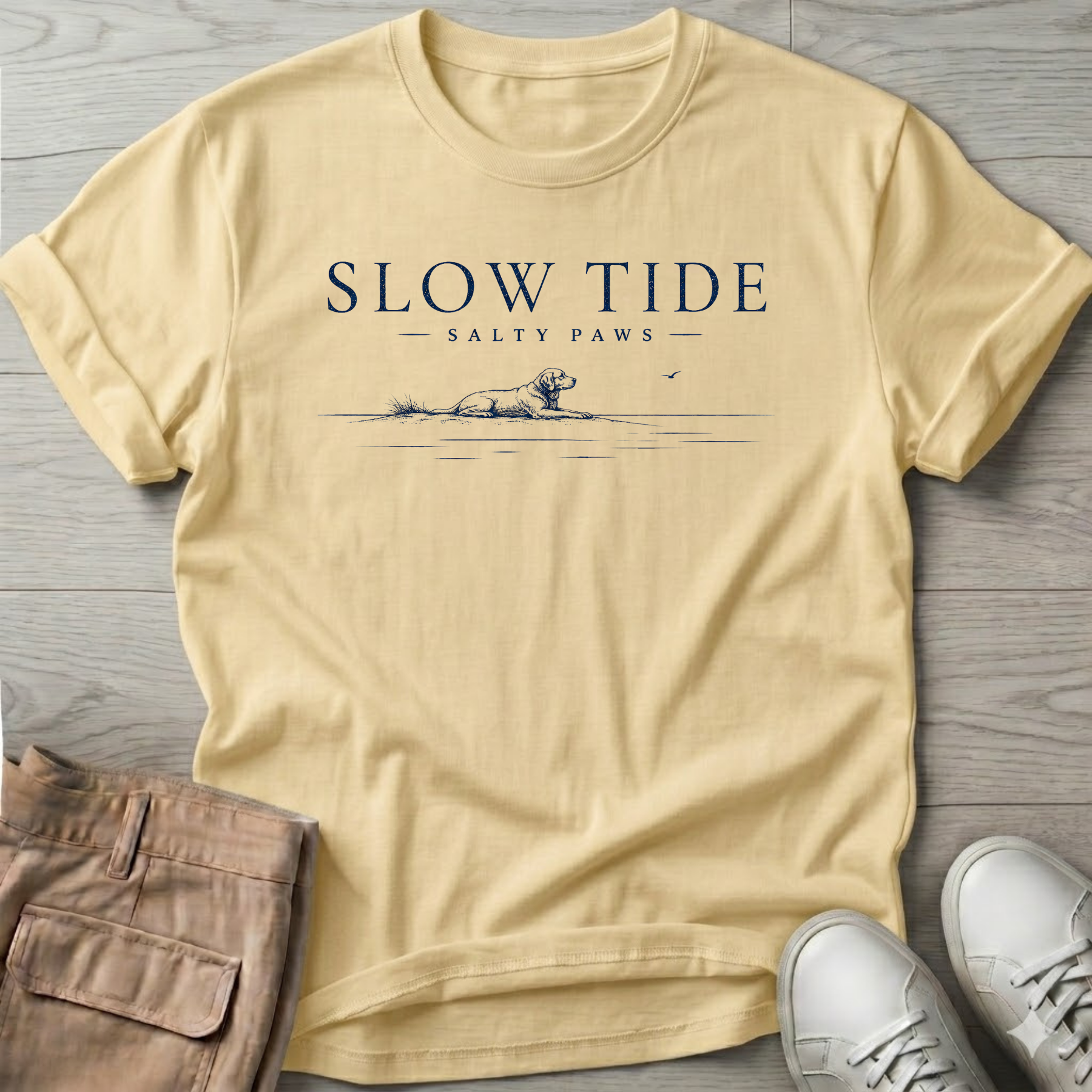 Slow Tide Dog T-Shirt