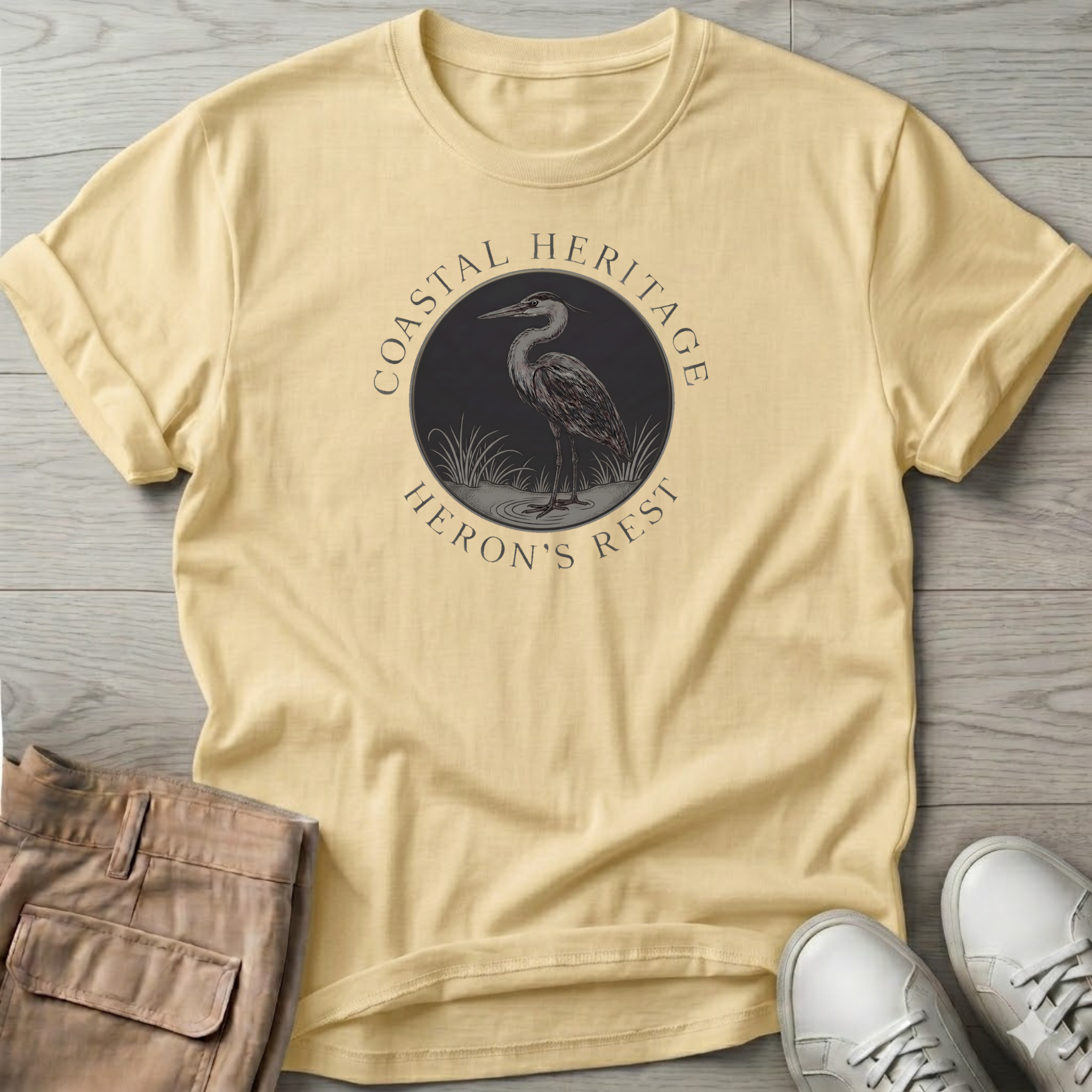 Coastal Heritage Heron T-Shirt