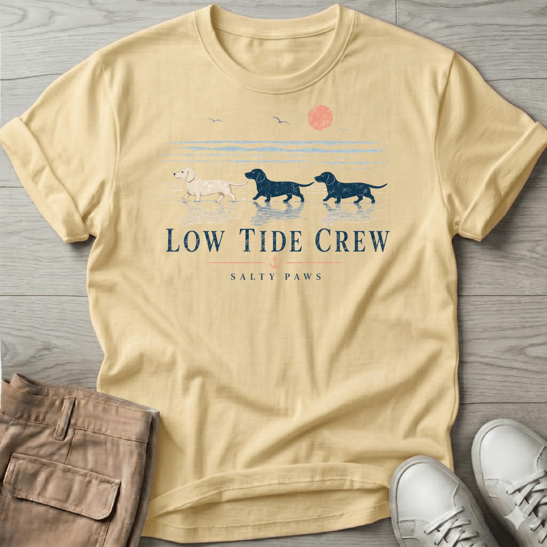 Low Tide Crew Dachshund Dog T-Shirt