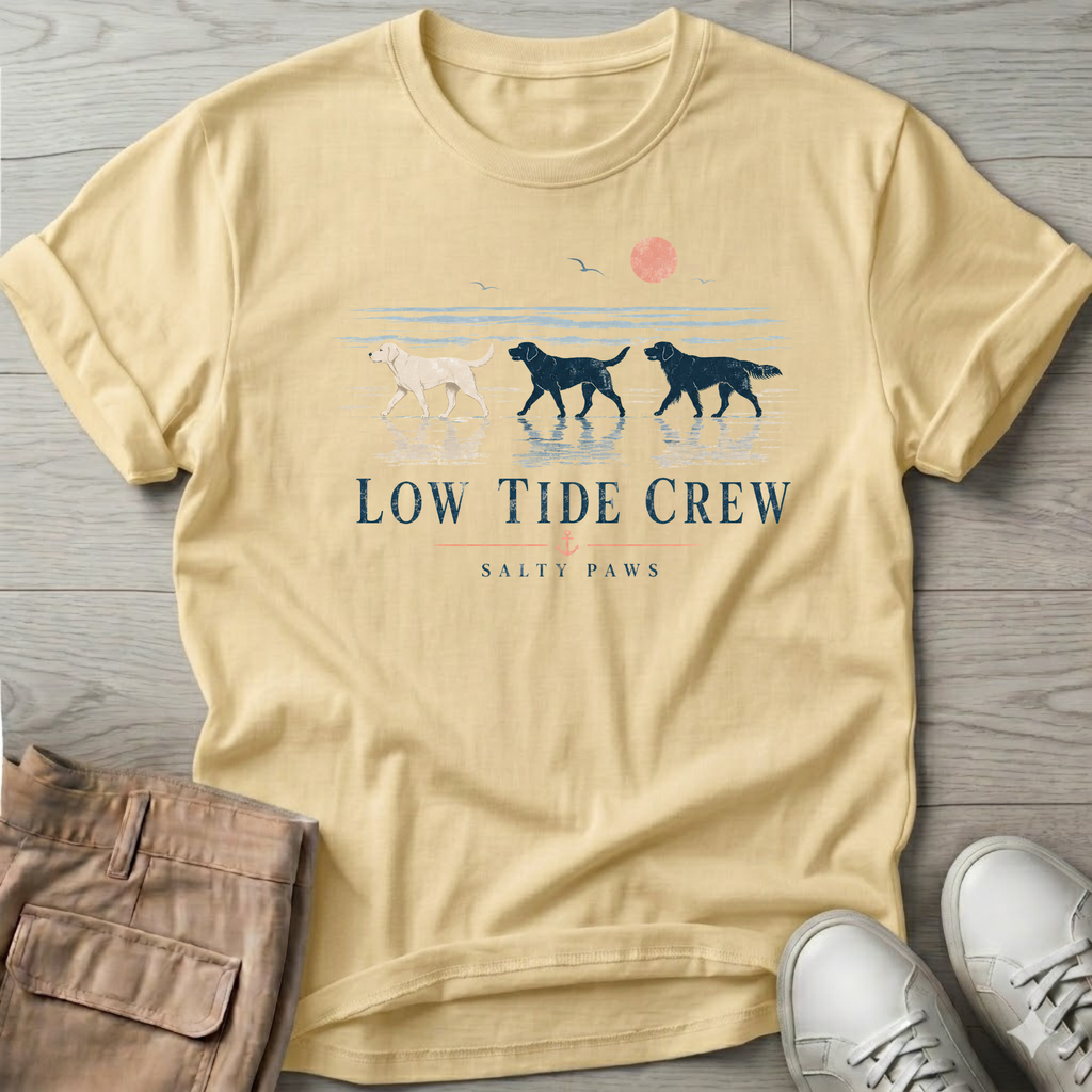 Low Tide Crew Golden Dog T-Shirt