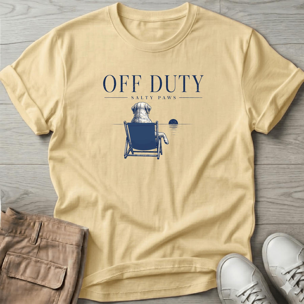 Off Duty Dog T-Shirt — Art Tee