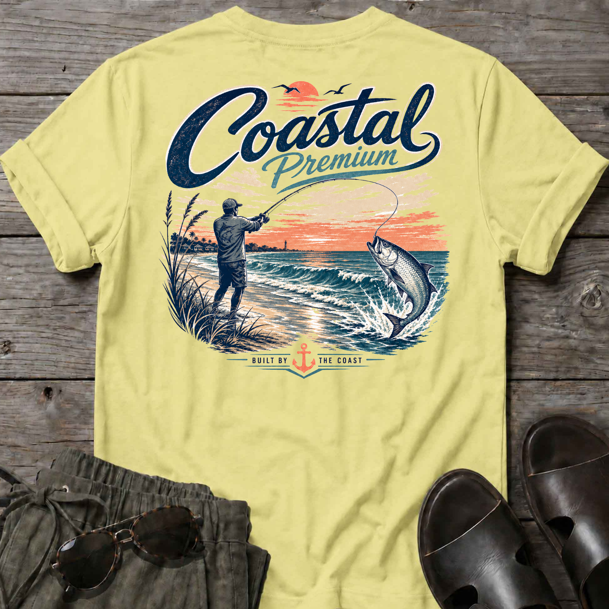 Coastal Premium Fishing T-Shirt