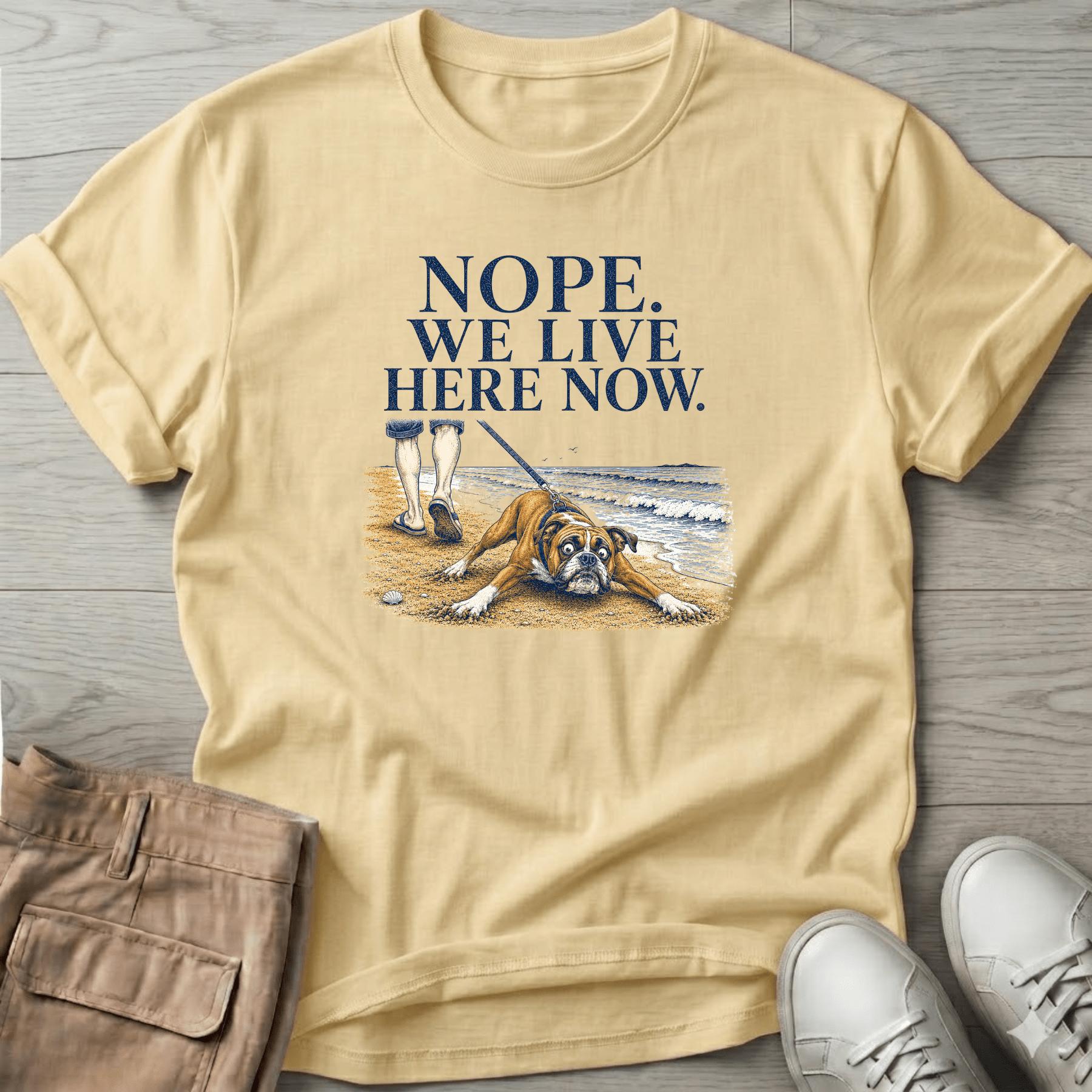 Boxer We Live Here Now T-Shirt