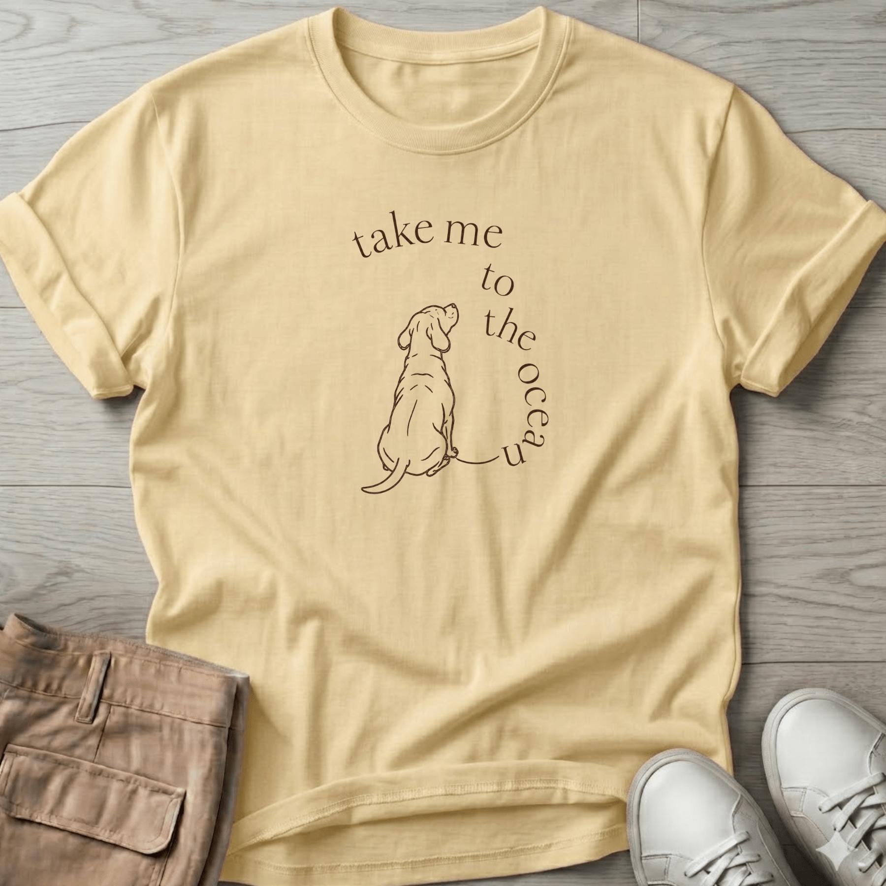 Take me to the Ocean Dog T-Shirt