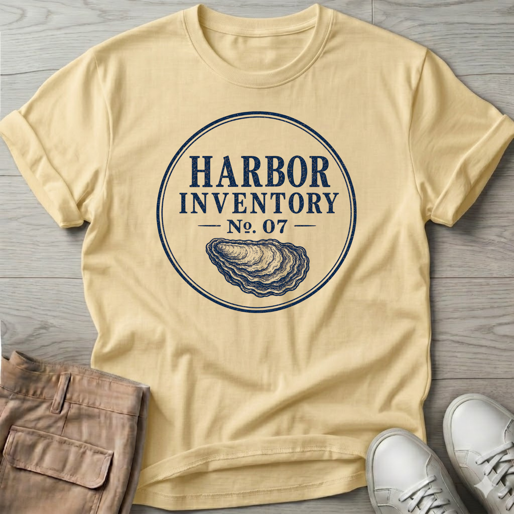 Harbor Inv Oyster BACK DESIGN T-Shirt