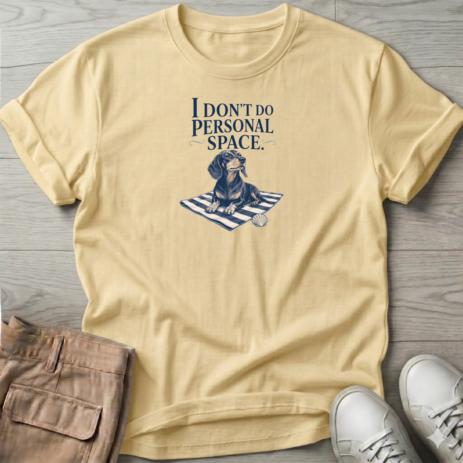 I don't do space dachshund T-Shirt