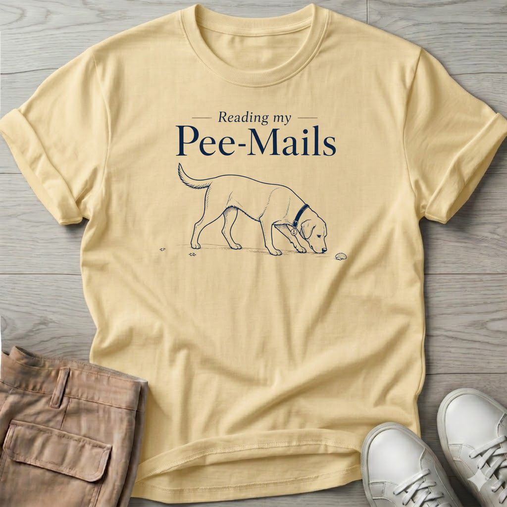 Pee Mails Dog T-Shirt
