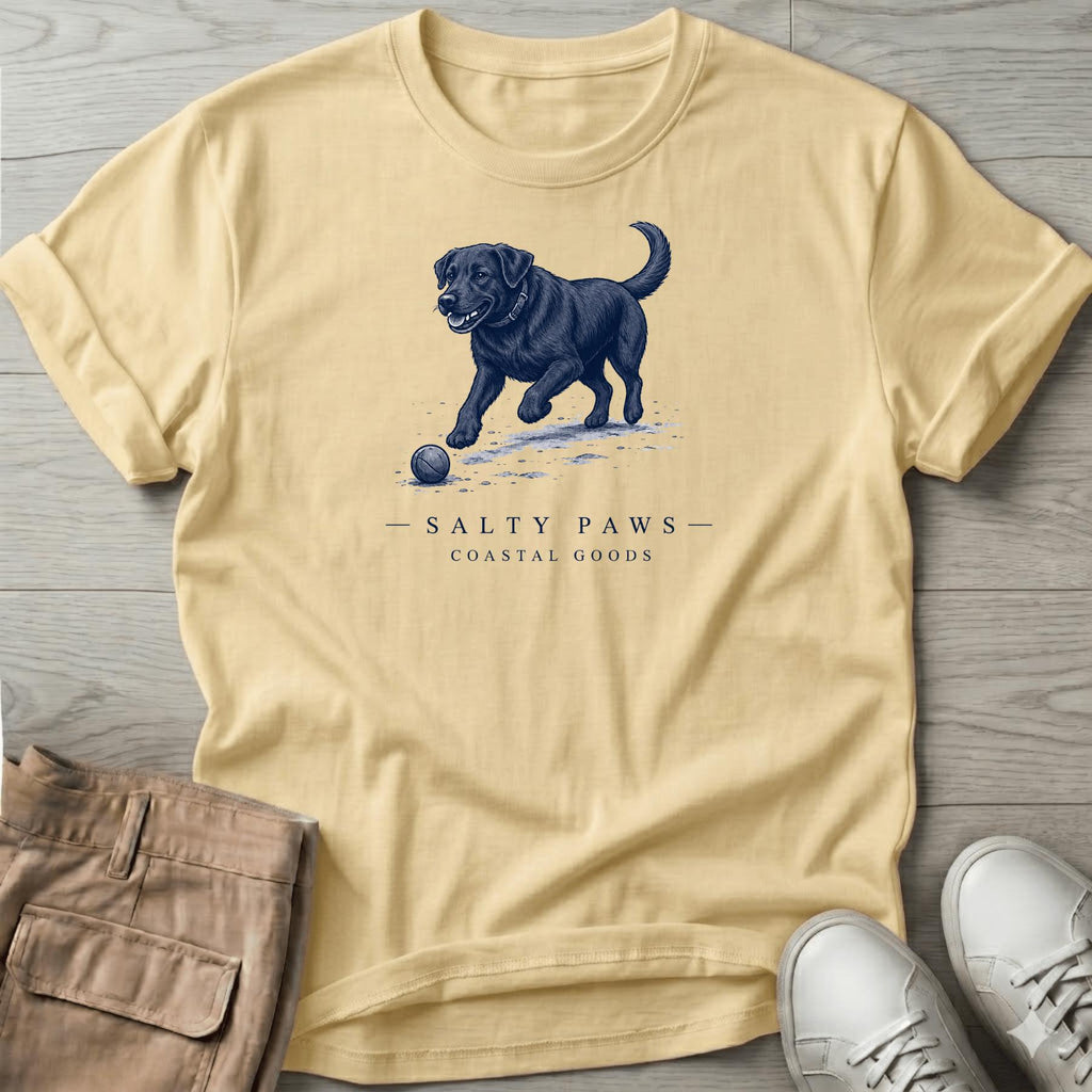 Black Labrador Ball T-Shirt