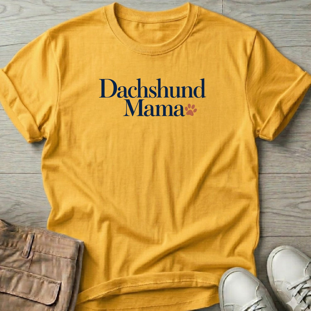 Dachshund Mama T-Shirt in Daisy, Salty Paws coastal t-shirt