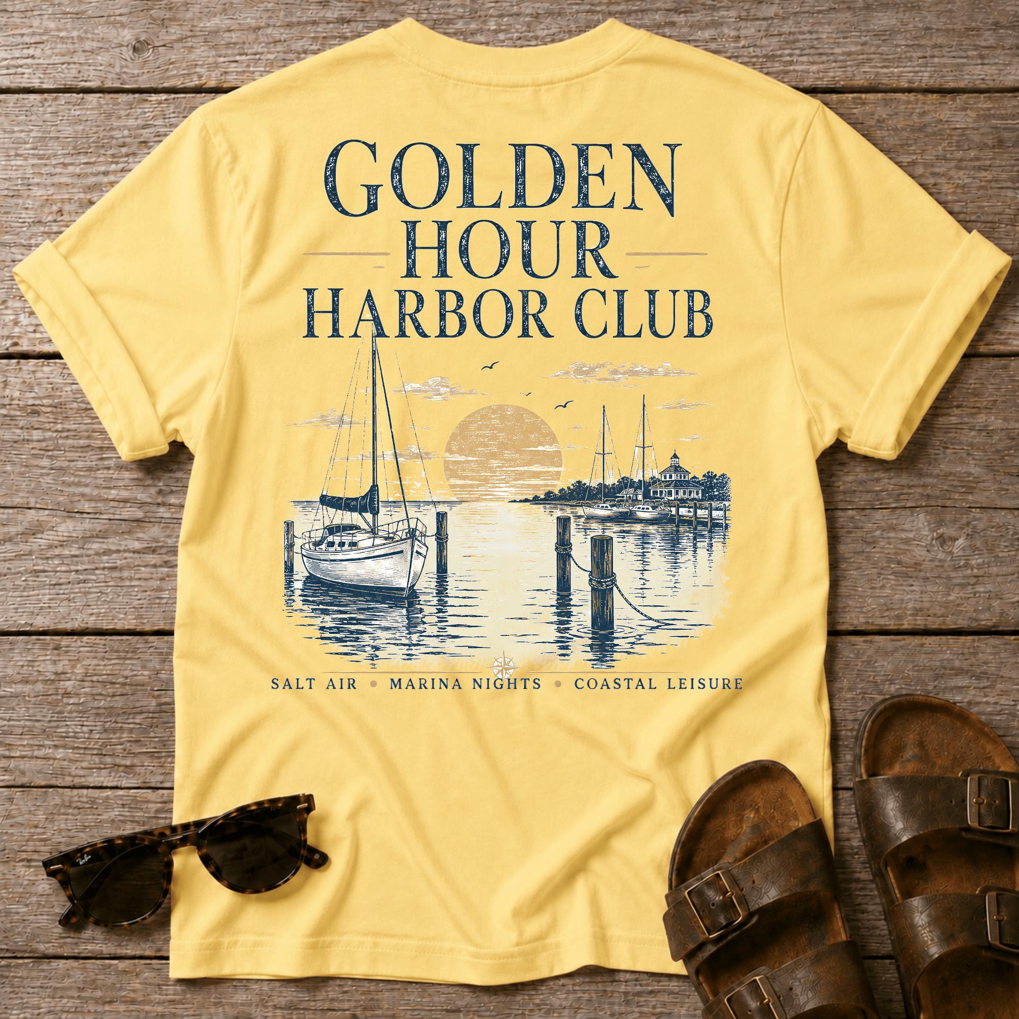 Golden Hour Harbor Club BACK DESIGN