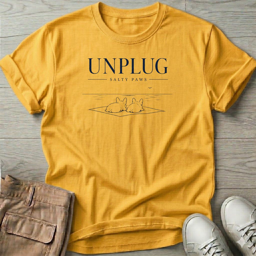 Unplug Frenchie T-Shirt — French Bulldog
