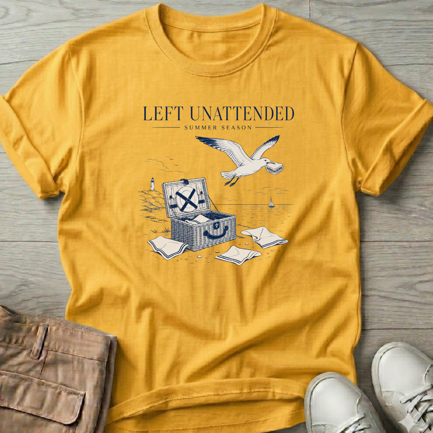 Left Unattended Picnic T-Shirt