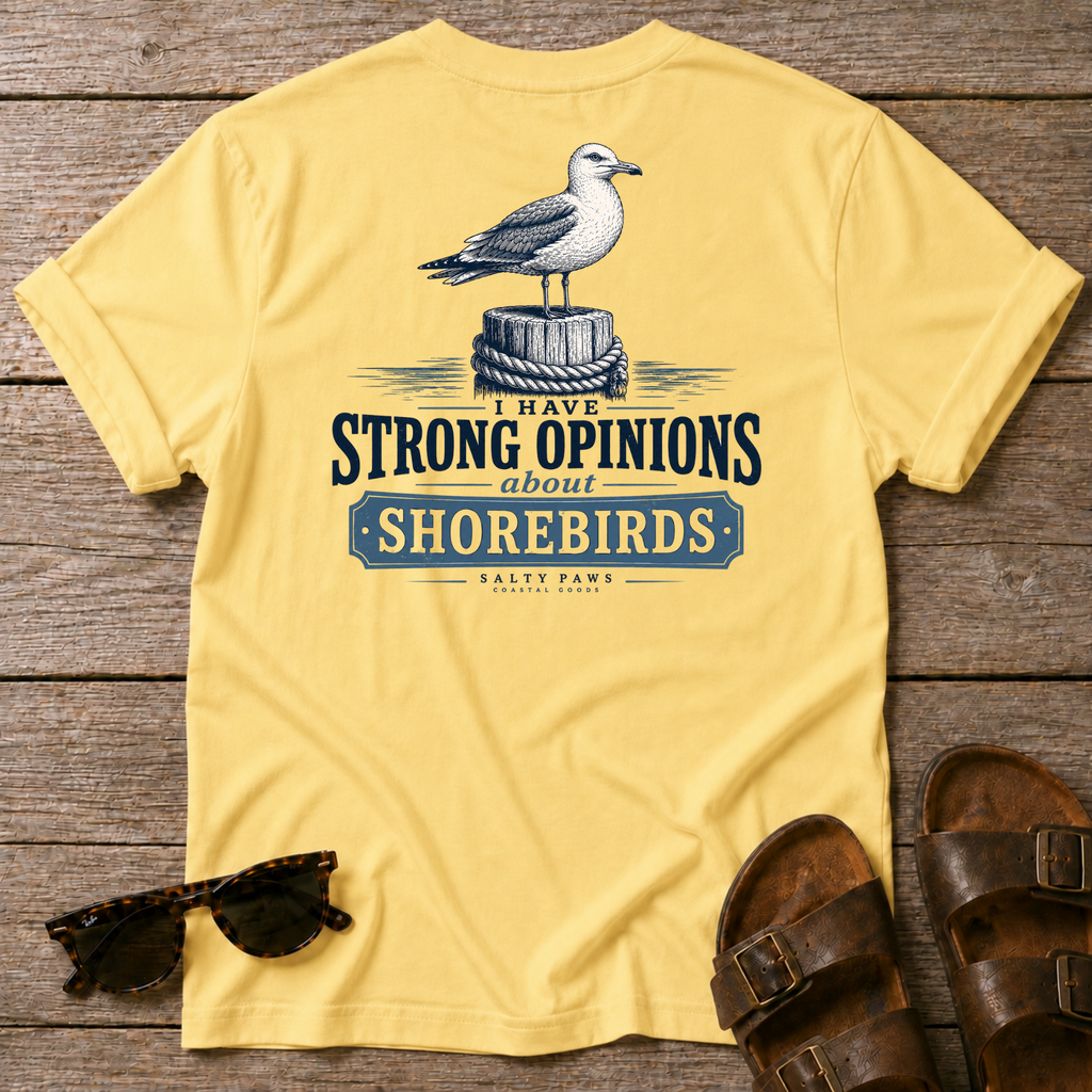Gull Strong Opinions T-shirt BACK DESIGN