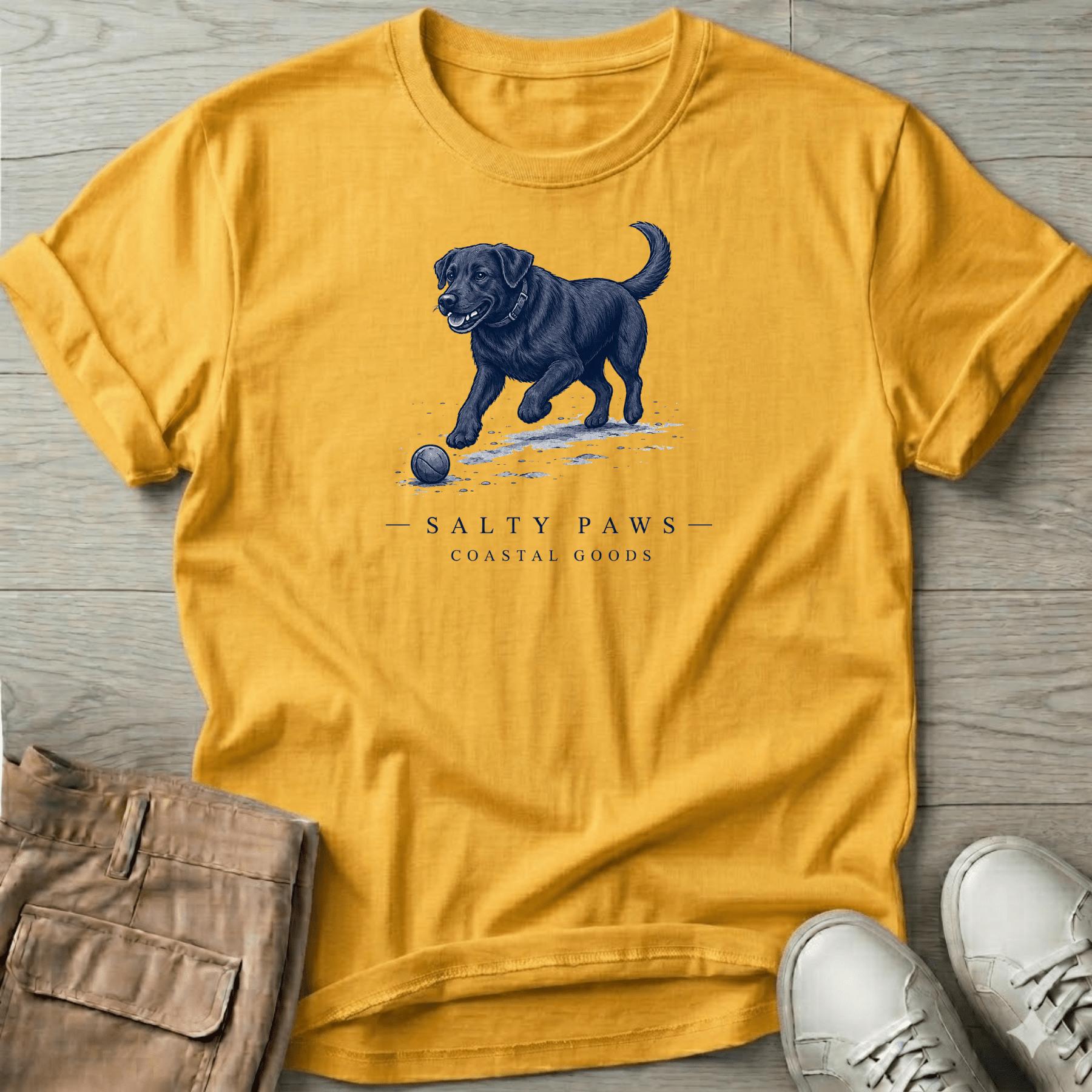 Black Labrador Ball T-Shirt