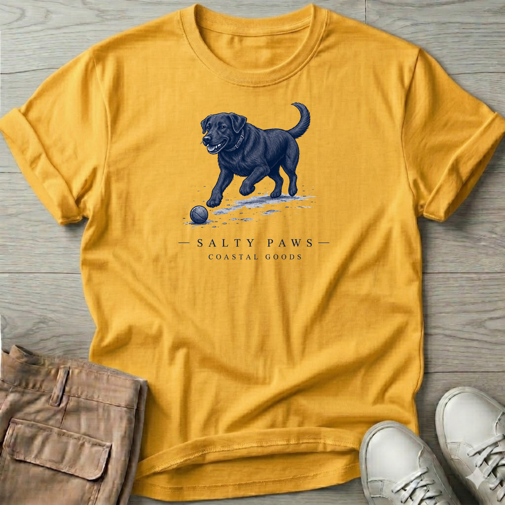 Black Labrador Ball T-Shirt