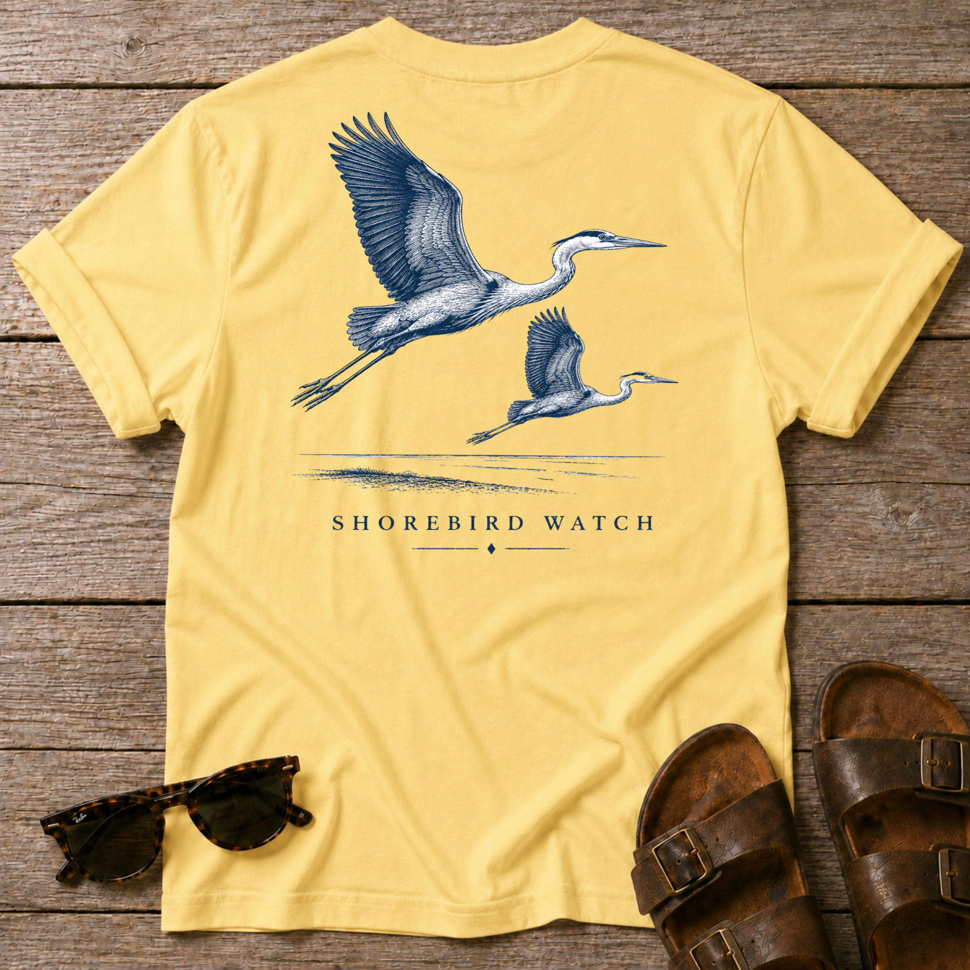 2 Herons BACK DESIGN T-Shirt