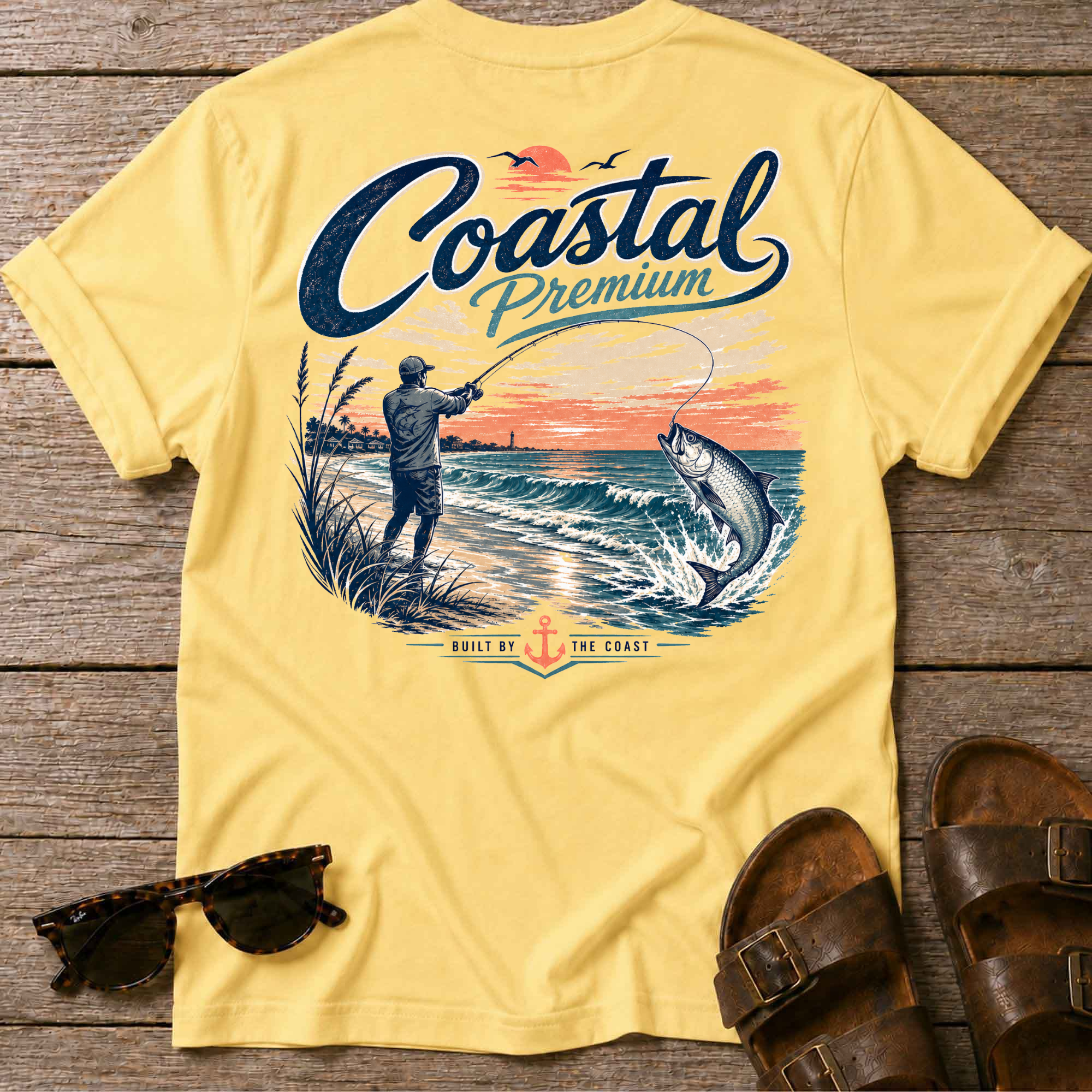 Coastal Premium Fishing T-Shirt