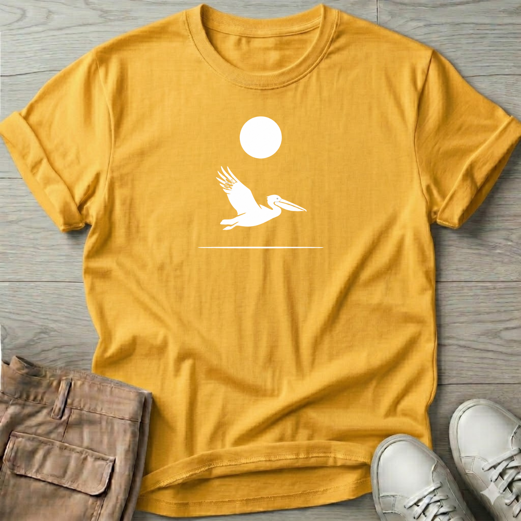 Pelican in Flight T-Shirt