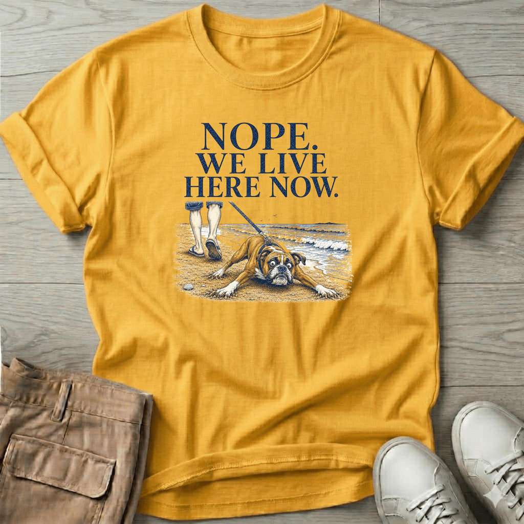Boxer We Live Here Now T-Shirt