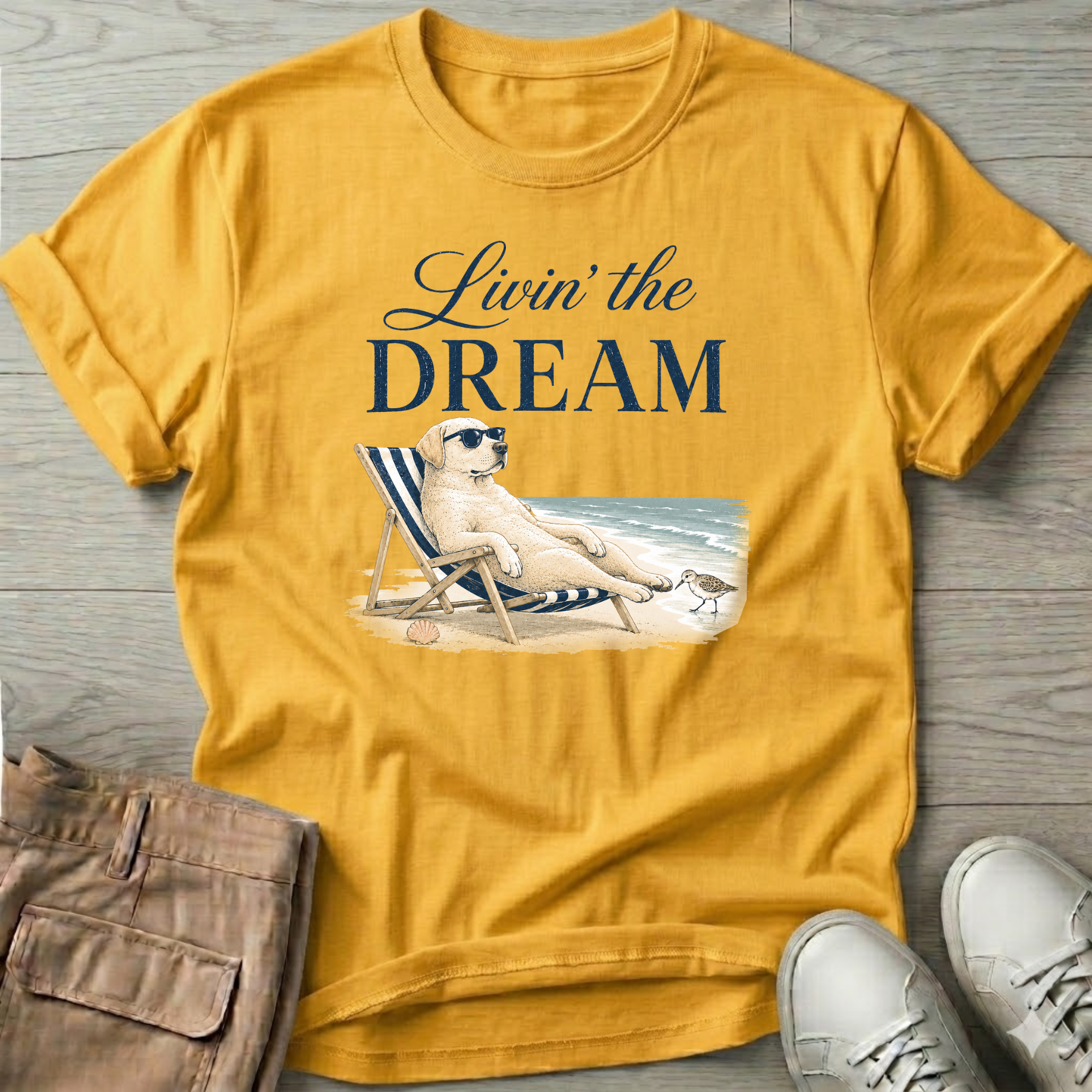 Livin the Dream Golden T-Shirt