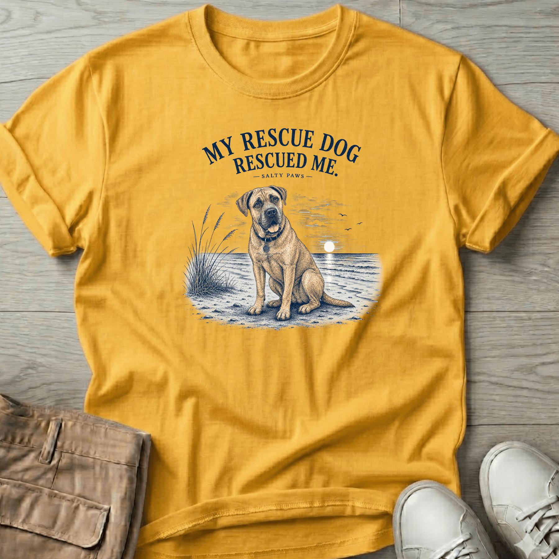 My Rescue Dog Rescued Me T-Shirt Vacation