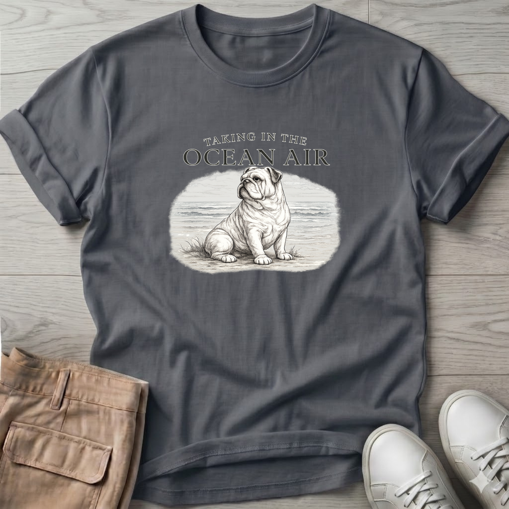 Ocean Air English Bulldog T-Shirt