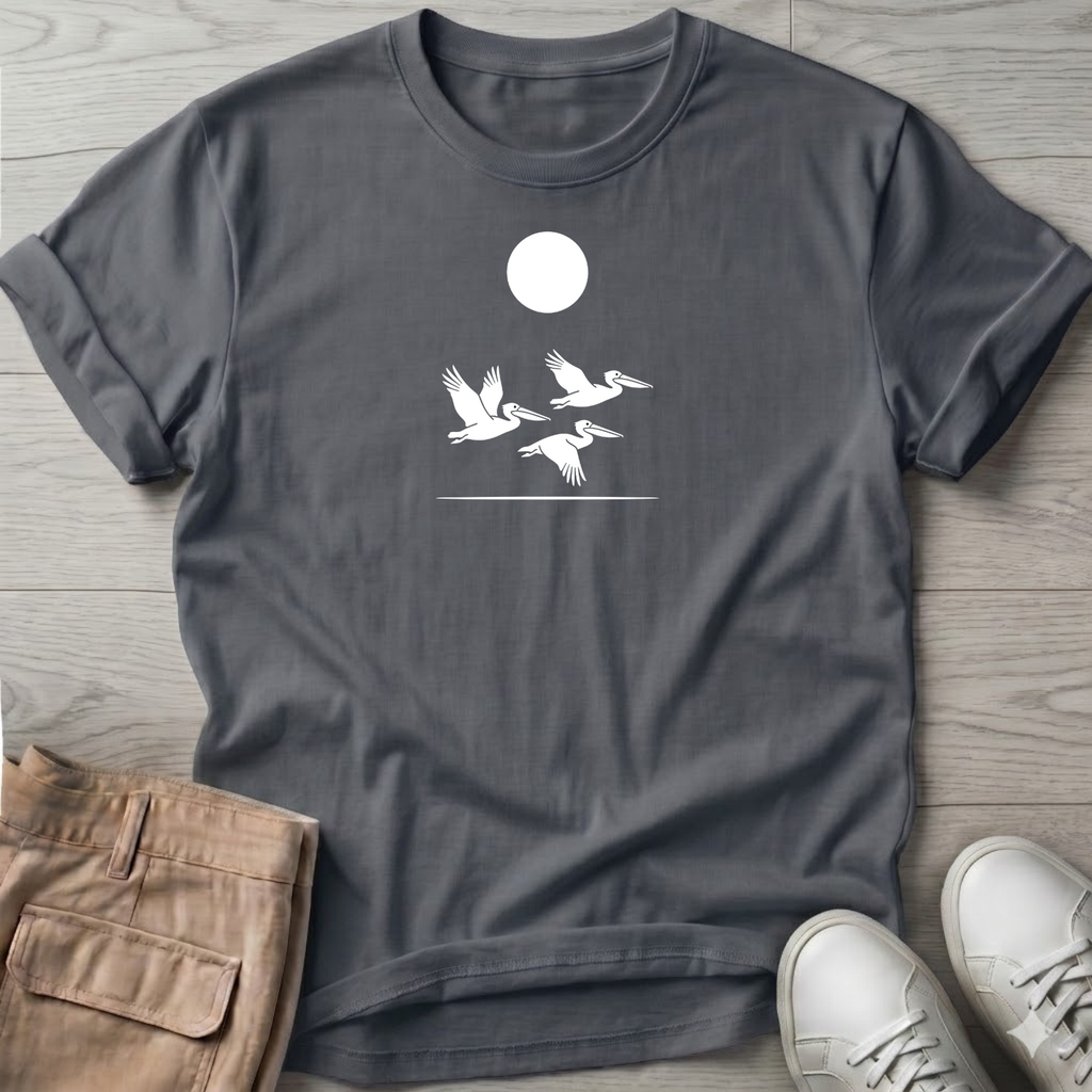 3 pelicans Salty Paws Tee