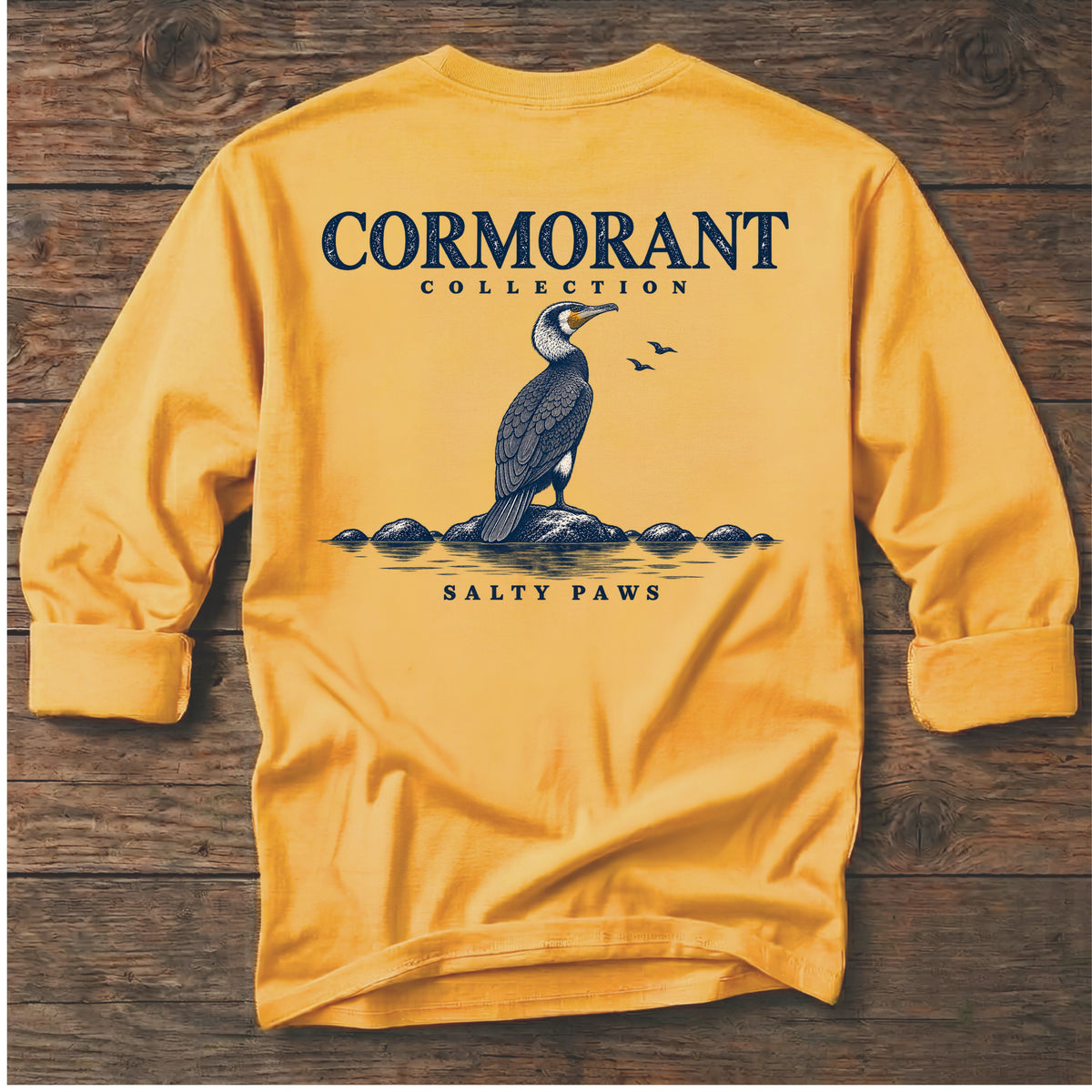 Cormorant Back Design T-Shirt