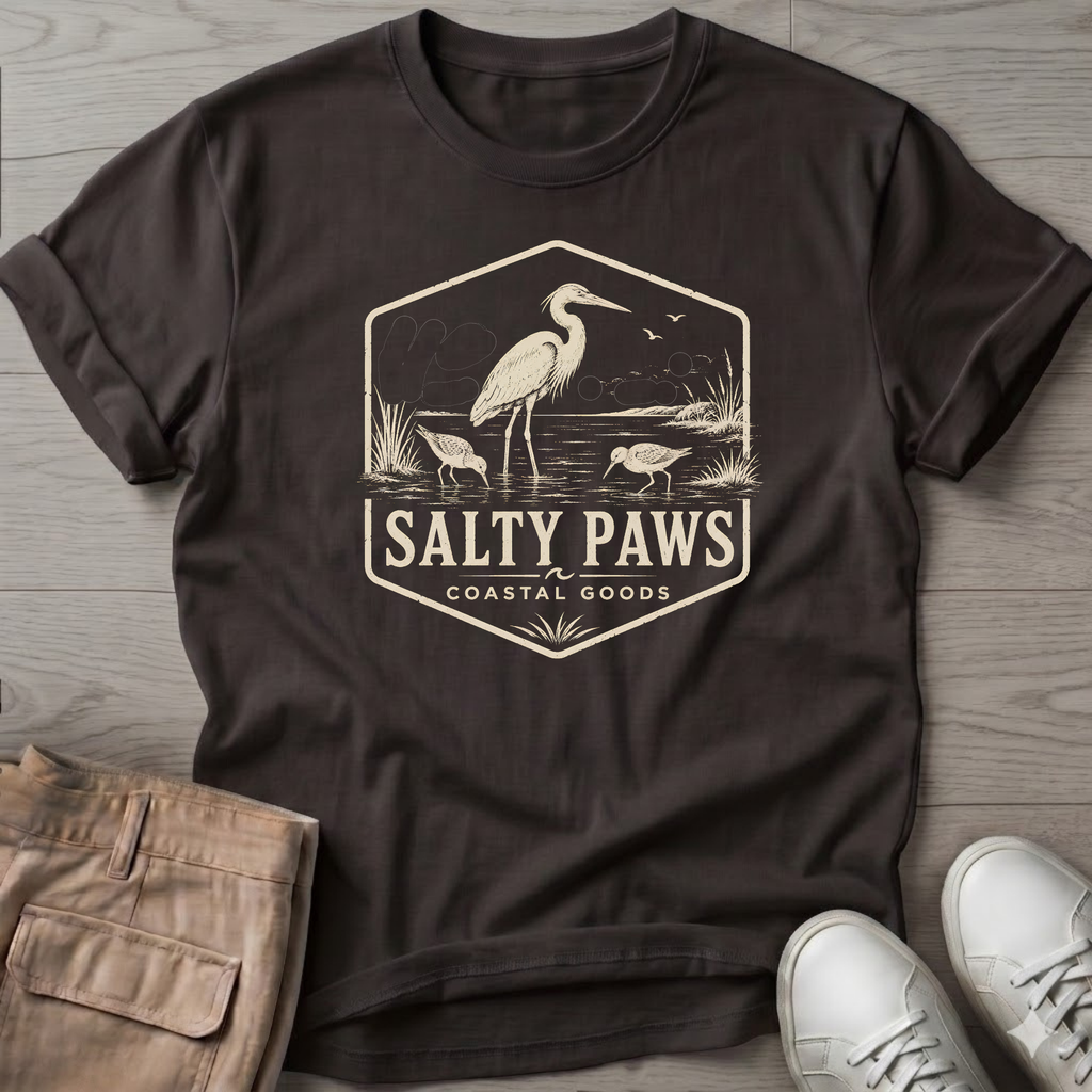 SP Egret Shorebird Shorebirds T-Shirt