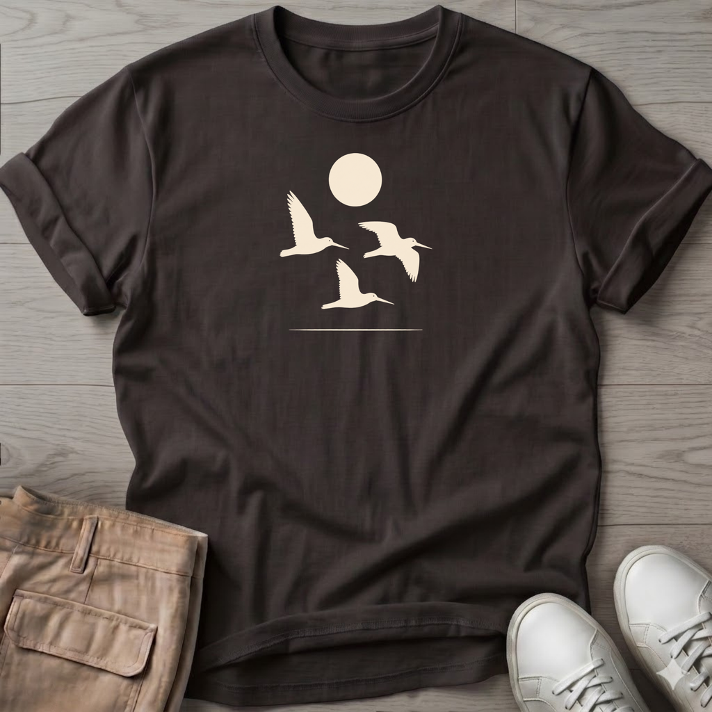 3 Oystercatchers in Flight Tee