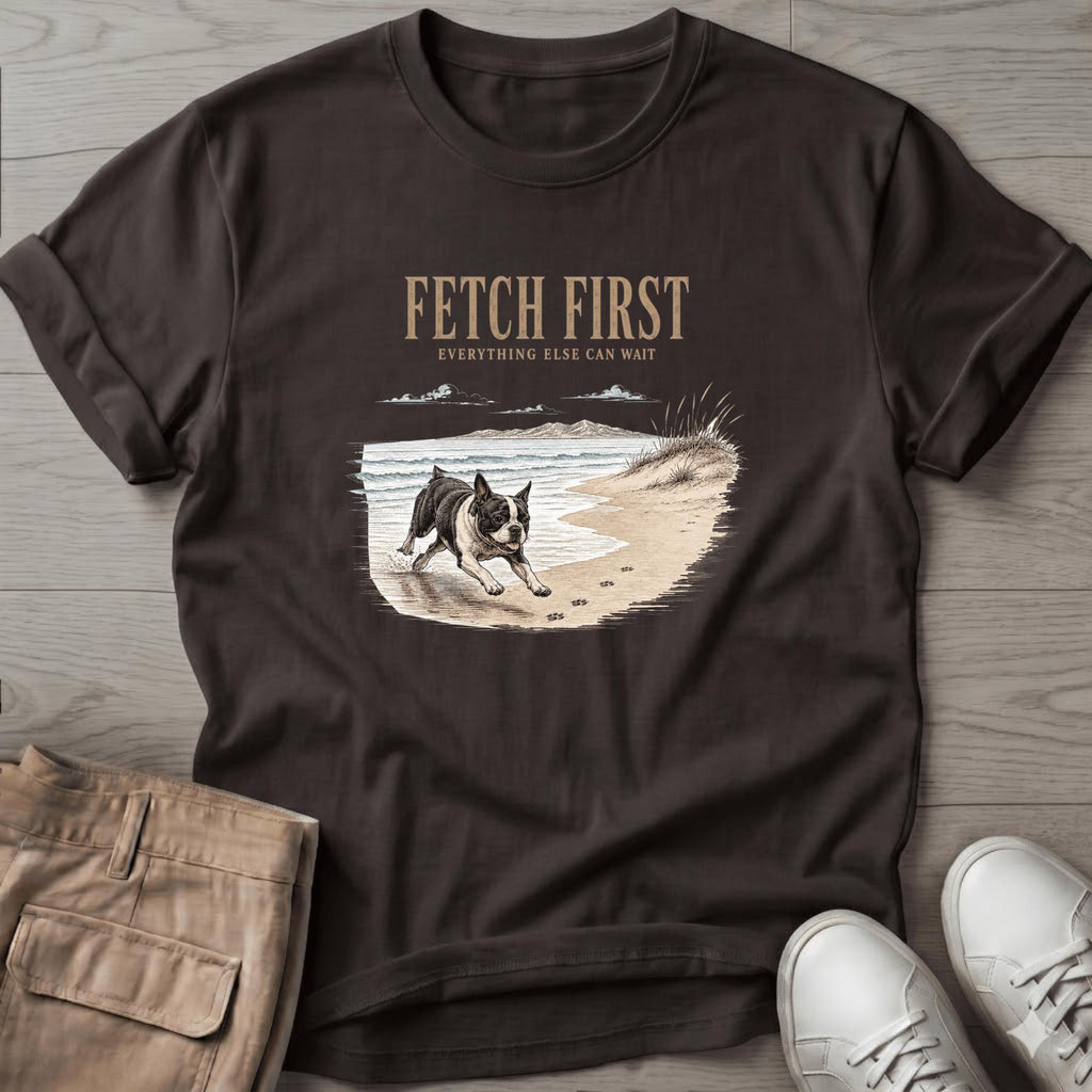 Frenchie Fetch First 2 T-Shirt