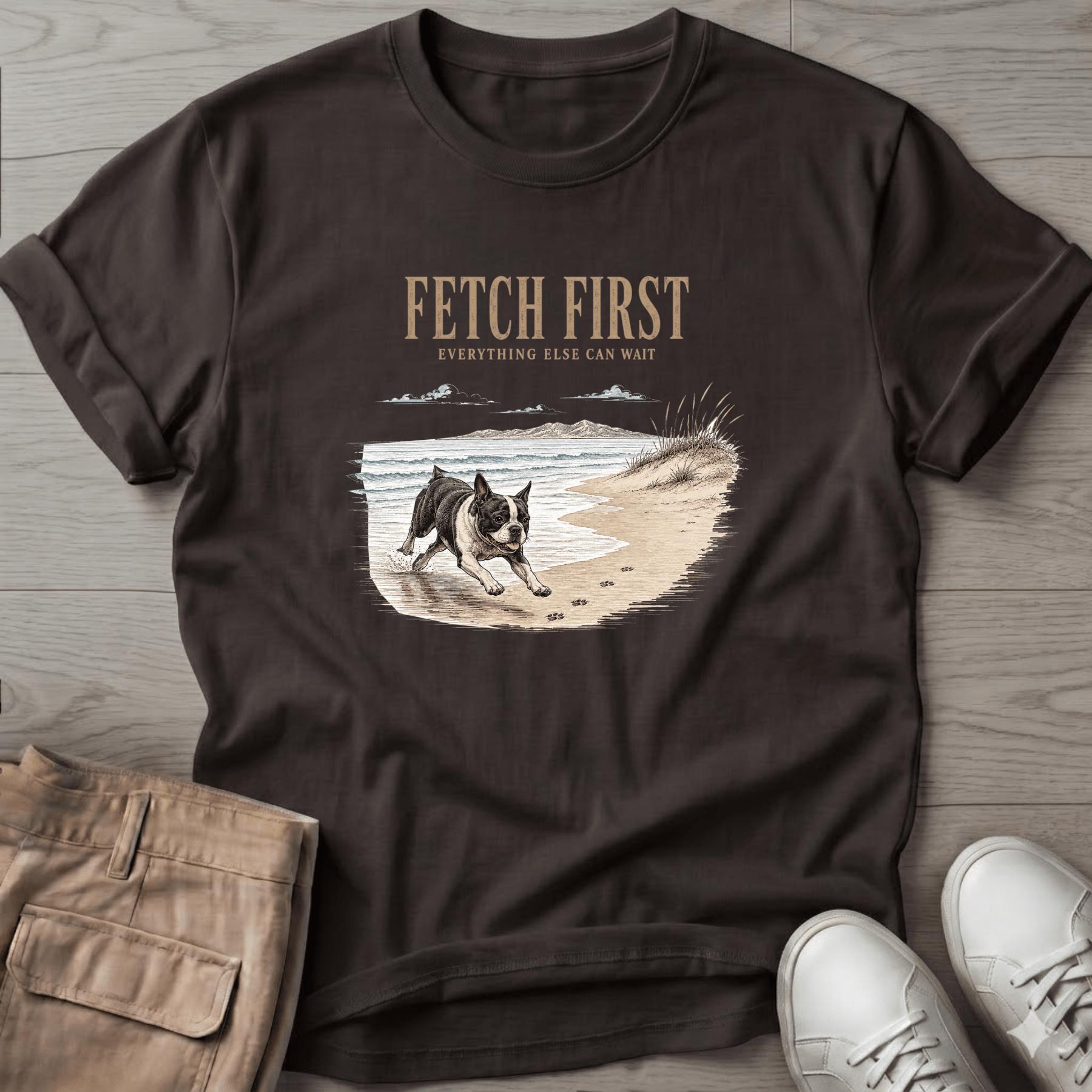 Frenchie Fetch First 2 T-Shirt