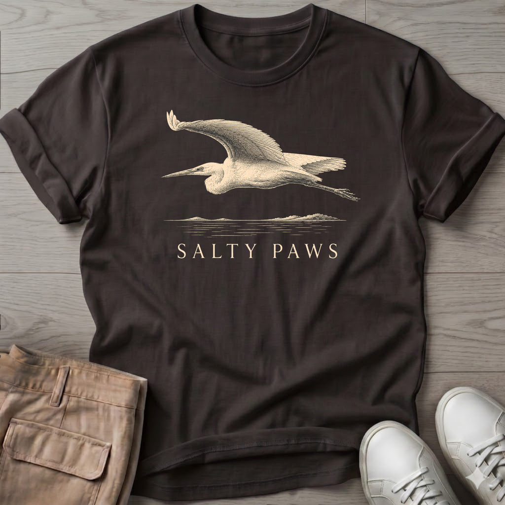 Great Egret Flight T-shirt