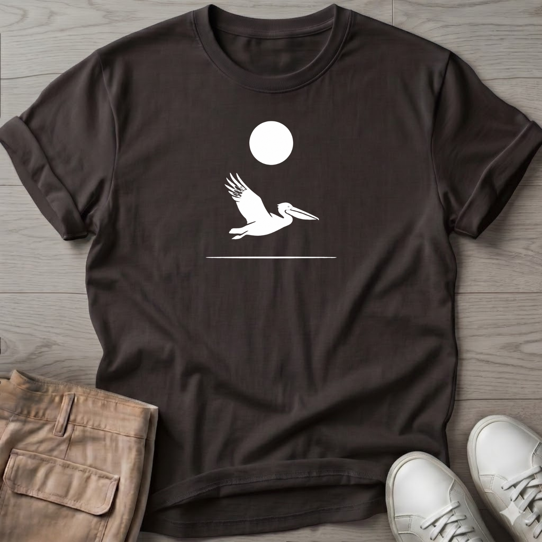 Pelican in Flight T-Shirt