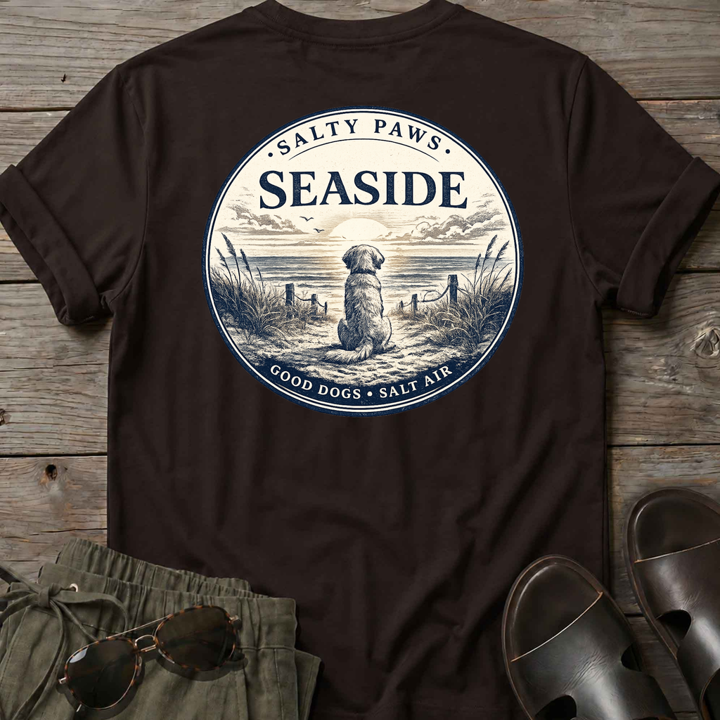 Seaside Good Dogs Back T-Shirt
