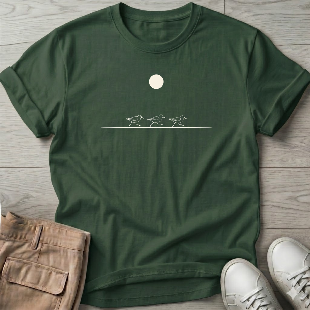 3 Sandpipers Line Art Tee