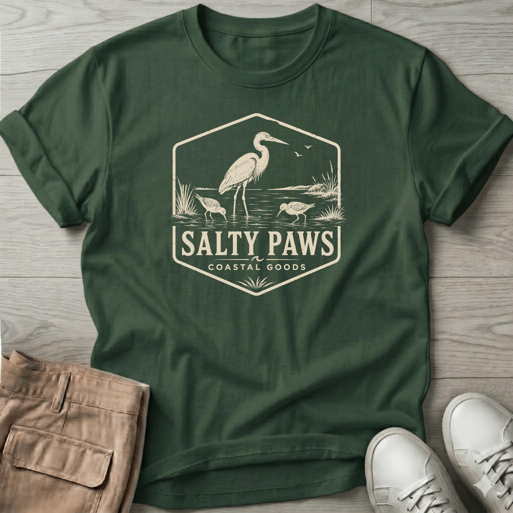 SP Egret Shorebird Shorebirds T-Shirt