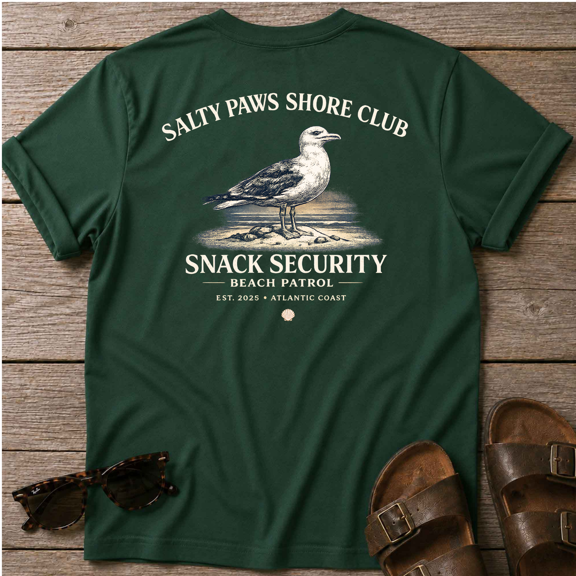 SP Snack Gull Back Design T-Shirt