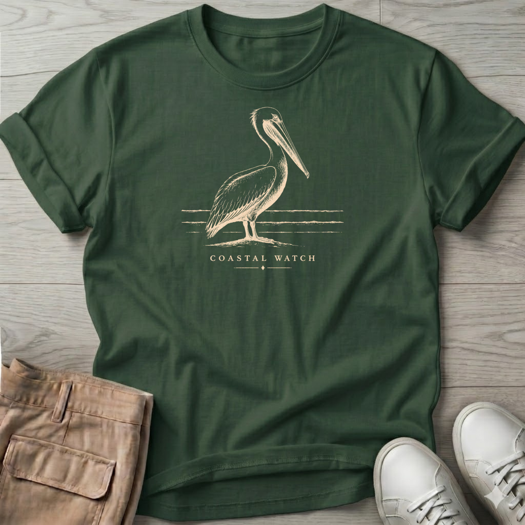 Pelican Standing Tee