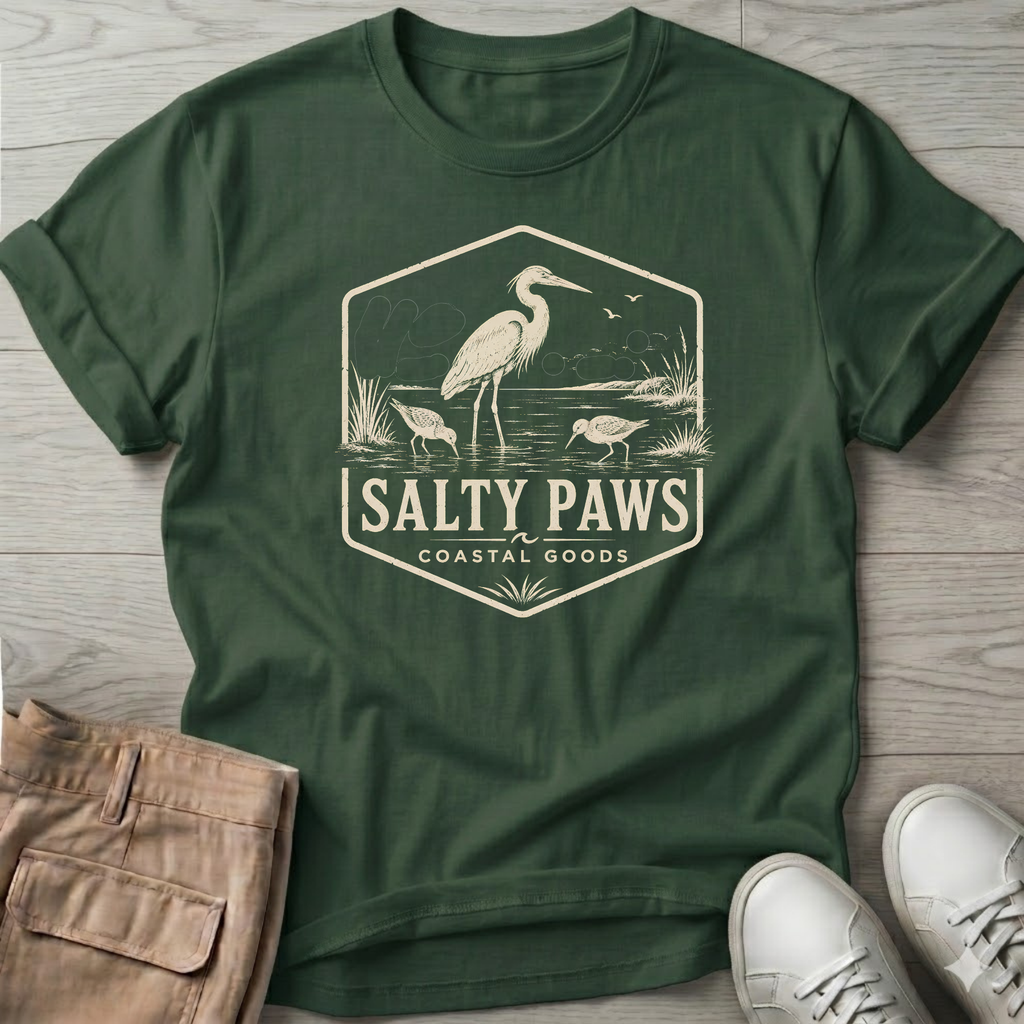 SP Egret Shorebird Shorebirds T-Shirt