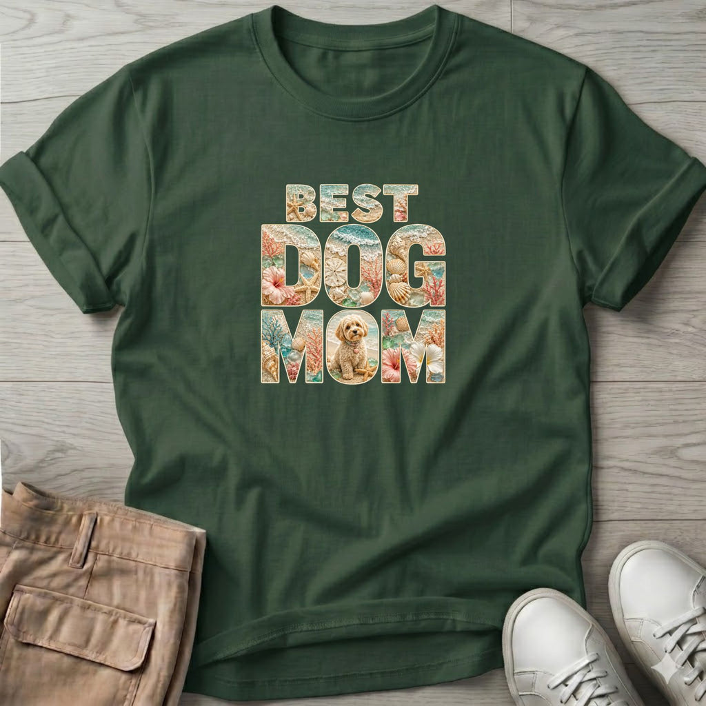 Dog Mom Beachy Dog T-Shirt