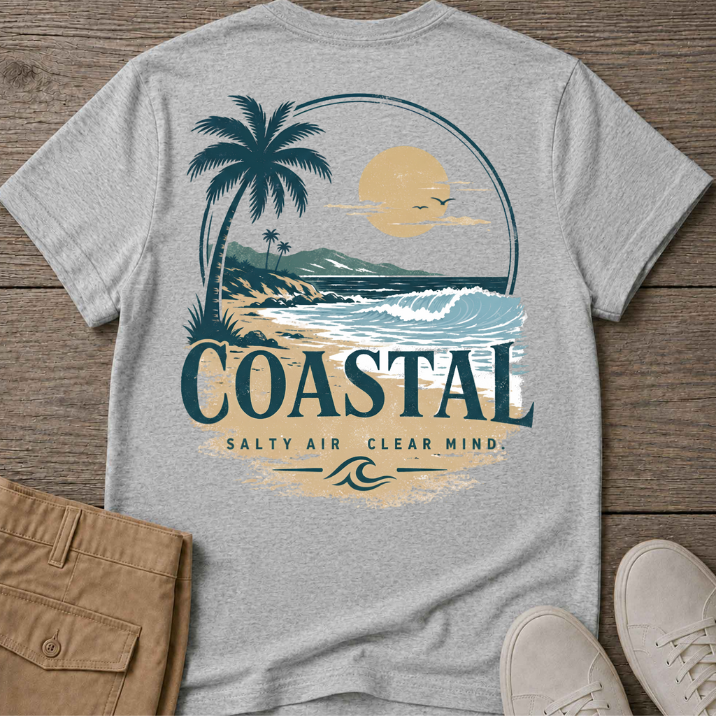 Coastal Salt Air Back T-Shirt