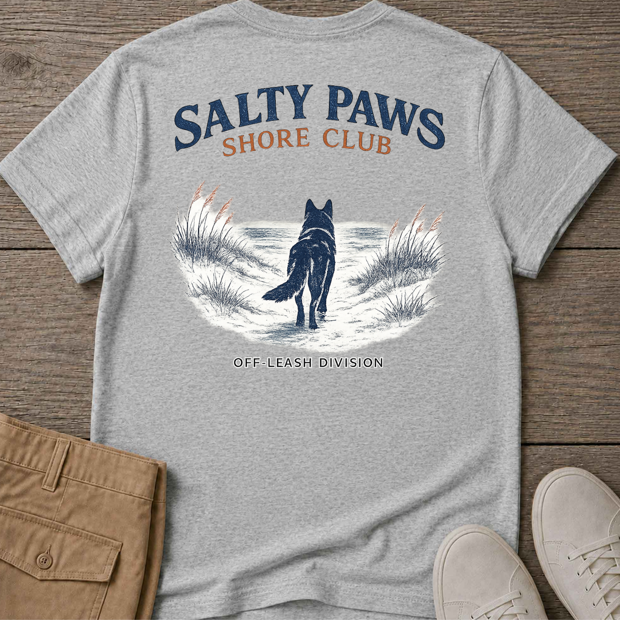 SP shore Shepherd Back Design T-Shirt